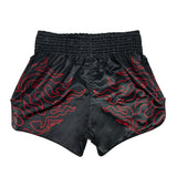 Fairtex "Lava" MUAY THAI BOXING Shorts XS-XXL Black BS1920
