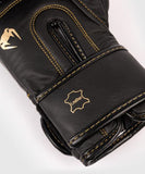 VENUM-03805-573 SHIELD PRO BOXING GLOVES VERLCRO NAPPA LEATHER 8-10 OZ Black / Black-Gold