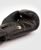 VENUM-03805-573 SHIELD PRO BOXING GLOVES VERLCRO NAPPA LEATHER 8-10 OZ Black / Black-Gold