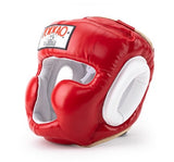 YOKKAO SPARRING HEADGEAR HEAD GUARD PROTECTOR M-XL RED