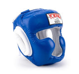 YOKKAO SPARRING HEADGEAR HEAD GUARD PROTECTOR M-XL BLUE