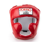 YOKKAO SPARRING HEADGEAR HEAD GUARD PROTECTOR M-XL RED