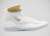 NIKE INFLICT 3 WRESTLING PROFESSIONAL BOXING SHOES BOXING BOOTS US 9-11 White Metallic Gold