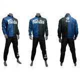 Fairtex VS5 Sauna Suit Vinyl Sweatsuit M-XL (SET) Black Blue