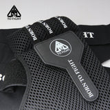 TOFIGHT MUAY THAI BOXING QUICK GEL GLOVES HANDWRAPS M-L BLACK