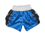 TFM The Fight Master Muay Thai Boxing Shorts XXS-XXXL Blue Unisex Adults & Kids