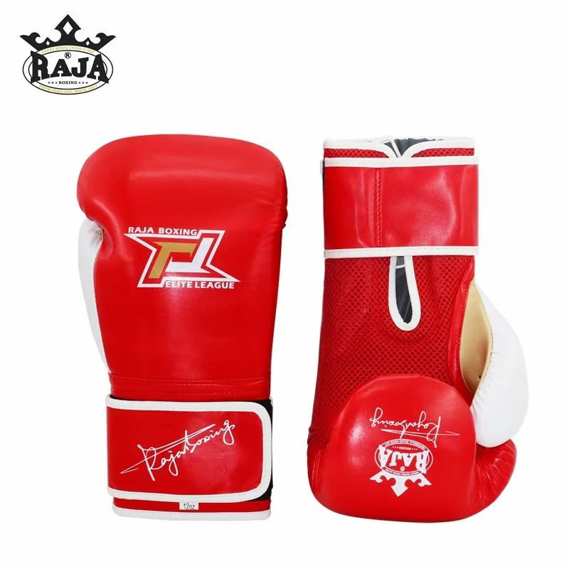 cooltex v handschuhe RAJA ELITE LEAGUE MUAY THAI BOXHANDSCHUHE Cool Tex Leder 8-12 oz Rot W –  AAGsport