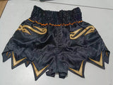 WINDY BSW13-4 MUAY THAI MMA BOXING Shorts M-XXL Black Gold