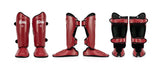 FAIRTEX SP9 ULTRA ERGO SHIN GUARD PROTECTOR S-XL RED