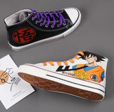 Warrior Dargon Ball Kung Fu Skate Sports Street Fashion Shoes / Sneakers Mid Top Size 34-44 Unisex Youth Adult