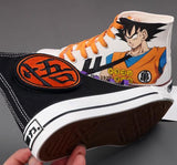 Warrior Dargon Ball Kung Fu Skate Sports Street Fashion Shoes / Sneakers Mid Top Size 34-44 Unisex Youth Adult