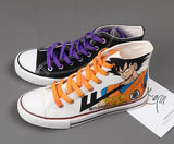 Warrior Dargon Ball Kung Fu Skate Sports Street Fashion Shoes / Sneakers Mid Top Size 34-44 Unisex Youth Adult