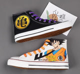 Warrior Dargon Ball Kung Fu Skate Sports Street Fashion Shoes / Sneakers Mid Top Size 34-44 Unisex Youth Adult