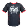 TUFF TS001 Muay Thai T Shirt True Power Double Tiger Black Size XXS-XL