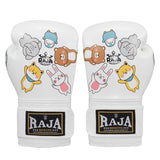 RAJA RBGP-C34 MUAY THAI BOXING GLOVES Cooltex PU Leather Kids 6 oz Friends