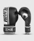 VENUM-03805-108 SHIELD PRO BOXING GLOVES VERLCRO NAPPA LEATHER 8-16 OZ Black White