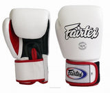 Fairtex BGV1-3T “Tight-Fit” Design MUAY THAI BOXING GLOVES 8-14 oz White Black Red