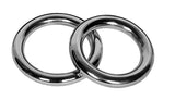 Traditional Martial Art Hung Ga Kuen Wing Chun Kung Fu Iron Forearm Wrist Rings Strength Training Stainless Steel Size S / M / L