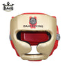 RAJA MUAY THAI BOXING MMA HEADGEAR HEAD GUARD PROTECTOR JUNIOR Size S / M Iron Man