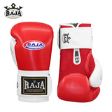 RAJA RBGP-9 MUAY THAI BOXING GLOVES Cooltex PU Leather Kids 6 oz Red