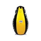 FAIRTEX SUPER TEARDROP HB15 PUNCHING HEAVY BAG UNFILLED 38 dia x 93 cm Black-Yellow