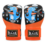 RAJA RBGP-C29 MUAY THAI BOXING GLOVES Cooltex PU Leather Kids 6 oz Little Dragon