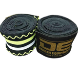DANGER EQUIPMENT 2351 MUAY THAI BOXING HANDWRAPS ELASTIC 100% cotton 3.5m 2 Colours
