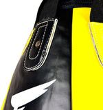 FAIRTEX SUPER TEARDROP HB15 PUNCHING HEAVY BAG UNFILLED 38 dia x 93 cm Black-Yellow