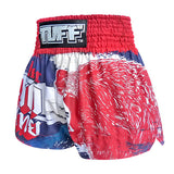 Tuff MS635 Muay Thai Boxing Shorts S-XXL Navy Blue Furious Bear