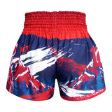 Tuff MS635 Muay Thai Boxing Shorts S-XXL Navy Blue Furious Bear