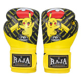 RAJA RBGP-C25 MUAY THAI BOXING GLOVES Cooltex PU Leather Kids  6 oz Pokemon