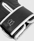 VENUM-03805-108 SHIELD PRO BOXING GLOVES VERLCRO NAPPA LEATHER 8-16 OZ Black White
