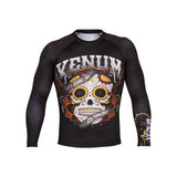 VENUM-02578-001 SANTA MUERTE 2.0 MMA Rashguard LONG SLEEVES XS-XXL Black