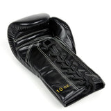 Fairtex BGLG1 Named Official X Glory Limited Edition MUAY THAI BOXING GLOVES Lace Up Leather 8-16 oz Black