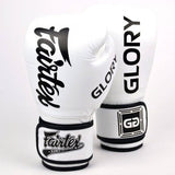 Fairtex BGVG1 X Glory MUAY THAI BOXING GLOVES 8-16 oz 2 Colours