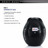 FAIRTEX HB11 MUAY THAI BOXING MMA PUNCHING WRECKING BALL UPPERCUT BAG - UNFILLED Syntek Leather 50 dia x 63 cm Black