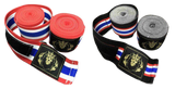 LION KING THAI FLAG MUAY THAI BOXING HANDWRAPS 0042 Elastic Cotton 4.5 m 2 Colours