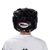 TWINS SPIRIT NOSE GUARD HGL-9 MUAY THAI BOXING MMA SPARRING HEADGEAR HEAD GUARD PROTECTOR Leather S-XL Black