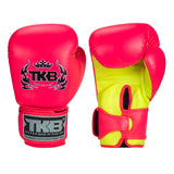Top King TKBGDL Double Lock MUAY THAI BOXING GLOVES Cowhide Leather 8-14 oz 4 Colours