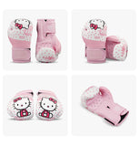 RAJA RBGP-C24 MUAY THAI BOXING GLOVES Cooltex PU Leather Kids 6 oz Hello Kitty