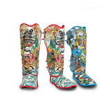 TOP KING TKSGCT-TH MUAY THAI BOXING MMA SHIN GUARD PROTECTOR Synthetic Leather M-XL