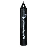 FAIRTEX HB6 MUAY THAI BOXING MMA PUNCHING HEAVY BANANA BAG - 6 FT UNFILLED Syntek Leather 36 dia x 180 cm 6 Colours