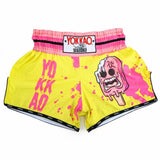 YOKKAO HIGH SCREAM CARBONFIT MUAY THAI MMA BOXING Shorts S-XXL Yellow