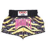 YOKKAO ANIMALIER CARBONFIT MUAY THAI MMA BOXING Shorts S-XXL Black