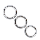 Traditional Martial Art Hung Ga Kuen Wing Chun Kung Fu Iron Forearm Wrist Rings Strength Training Stainless Steel Size S / M / L