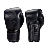Fairtex BGV14 Lightweight Microfiber MUAY THAI BOXING GLOVES 8-16 oz Black
