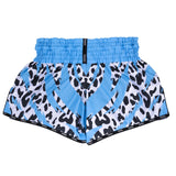 YOKKAO ANIMALIER CARBONFIT MUAY THAI MMA BOXING Shorts S-XXL Blue