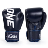Fairtex BGV1 ONE Championship MUAY THAI BOXING GLOVES Leather 8-16 oz 4 Colours