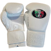 No Boxing No Life BOXING GLOVES HATED TRAINNING SERIES Microfiber 8-16 oz White