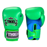 Top King TKBGDL Double Lock MUAY THAI BOXING GLOVES Cowhide Leather 8-14 oz 4 Colours